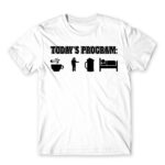 Today’s Program – Beekeeper White Men's Tee for Beekeeper, Work