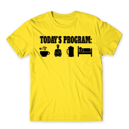 Today’s program – Courier Lemon Men's T-shirt for Courier, Work