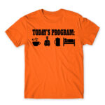 Today’s program – Courier Orange Men's Tee for Courier, Work