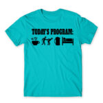 Today’s Program – Policeman Atoll Blue Men's T-shirt for Police, Work
