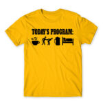 Today’s Program – Policeman Gold Men's T-shirt for Police, Work