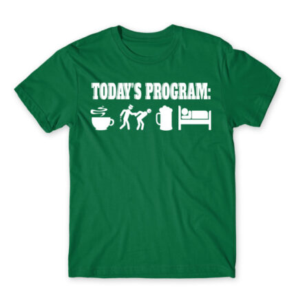 Today’s Program – Policeman Kelly Green Men's Tee for Police, Work