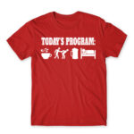 Today’s Program – Policeman Red Men's T-shirt for Police, Work