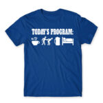 Today’s Program – Policeman Royal Blue Men's Tee for Police, Work
