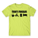 Today’s program – Welder Apple Green Men's T-shirt for Welder, Work