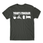 Today’s program – Welder Dark Grey Men's T-shirt for Welder, Work