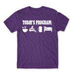 Today’s program – Welder Dark Purple Men's T-shirt for Welder, Work