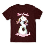 Too Cute to Be Good Burgundy Men's Tee for Anime, Puella Magi Madoka Magica
