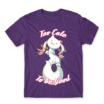 Too Cute to Be Good Dark Purple Men's Tee for Anime, Puella Magi Madoka Magica
