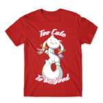 Too Cute to Be Good Red Men's Tee for Anime, Puella Magi Madoka Magica