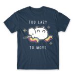 Too lazy to move Denim Men's T-shirt for Funny, Laziness