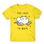 Too lazy to move Lemon Men's Tee for Funny, Laziness
