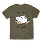 Too lazy to move Zinc Men's Tee for Funny, Laziness