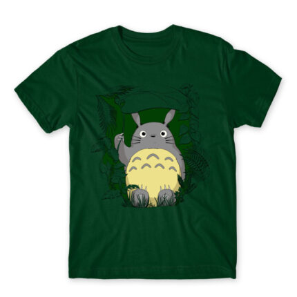 Totoro Bottle Green Men's T-shirt for Anime, My Neighbour Totoro