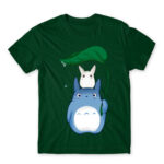 Totoro – Guardians of the Forest Bottle Green Men's T-shirt for Anime, My Neighbour Totoro