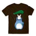 Totoro – Guardians of the Forest Chocolate Men's T-shirt for Anime, My Neighbour Totoro