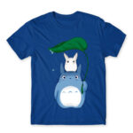 Totoro – Guardians of the Forest Royal Blue Men's Tee for Anime, My Neighbour Totoro
