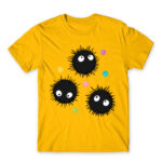 Totoro Porcicák Gold Men's T-shirt for Anime, My Neighbour Totoro