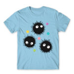 Totoro Porcicák Sky Blue Men's T-shirt for Anime, My Neighbour Totoro