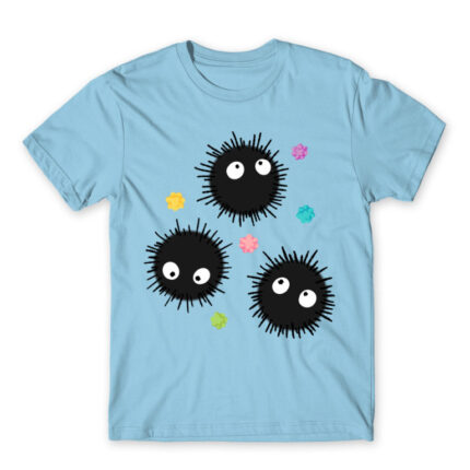 Totoro Porcicák Sky Blue Men's T-shirt for Anime, My Neighbour Totoro