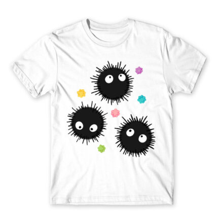 Totoro Porcicák White Men's T-shirt for Anime, My Neighbour Totoro