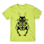 Totoro skeleton Apple Green Men's T-shirt for Anime, My Neighbour Totoro