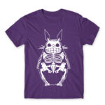 Totoro skeleton Dark Purple Men's T-shirt for Anime, My Neighbour Totoro