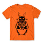 Totoro skeleton Orange Men's Tee for Anime, My Neighbour Totoro