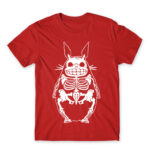 Totoro skeleton Red Men's T-shirt for Anime, My Neighbour Totoro