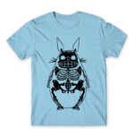Totoro skeleton Sky Blue Men's T-shirt for Anime, My Neighbour Totoro