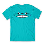 Totoro smile Atoll Blue Men's Tee for Anime, My Neighbour Totoro