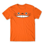 Totoro smile Orange Men's Tee for Anime, My Neighbour Totoro