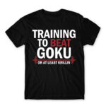 Training to beat Goku Black Men's T-shirt for Anime, Dragon Ball