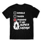 Training to go Super Saiyan Black Men's T-shirt for Anime, Dragon Ball