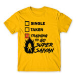 Training to go Super Saiyan Gold Men's Tee for Anime, Dragon Ball