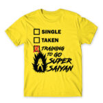 Training to go Super Saiyan Lemon Men's T-shirt for Anime, Dragon Ball