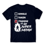 Training to go Super Saiyan Navy Men's Tee for Anime, Dragon Ball