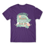 Truly fantastic – Lawyer Dark Purple Men's Tee for Lawyer, Work