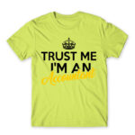 Trust me, I’m an accountant Apple Green Men's T-shirt for Accountant, Work