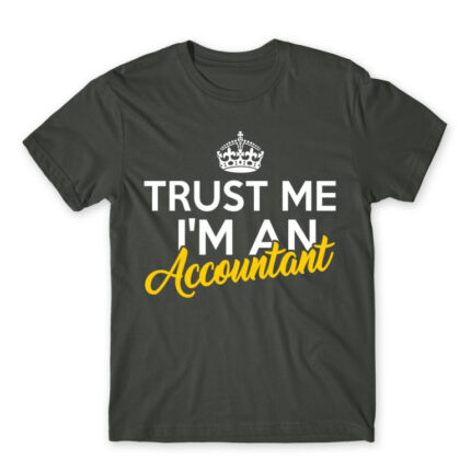Trust me, I’m an accountant Dark Grey Men's Tee for Accountant, Work
