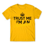 Trust me, I’m an accountant Gold Men's T-shirt for Accountant, Work