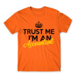 Trust me, I’m an accountant Orange Men's Tee for Accountant, Work