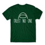 Trust no one Bottle Green Men's T-shirt for Gaming