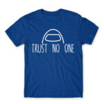 Trust no one Royal Blue Men's Tee for Gaming