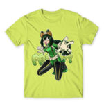 Tsuyu – My Hero Academia Apple Green Men's Tee for Anime, My Hero Academia