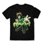 Tsuyu – My Hero Academia Black Men's T-shirt for Anime, My Hero Academia