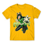 Tsuyu – My Hero Academia Gold Men's T-shirt for Anime, My Hero Academia
