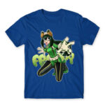 Tsuyu – My Hero Academia Royal Blue Men's Tee for Anime, My Hero Academia