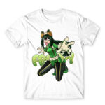 Tsuyu – My Hero Academia White Men's T-shirt for Anime, My Hero Academia