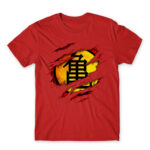 Turtle School Red Men's T-shirt for Anime, Dragon Ball